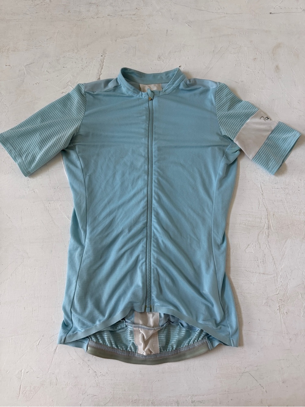Rapha Club Cycling Jersey Light Blue Sportwool Size XXS